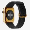 24K Gold Apple Watch Classic Black Buckle
